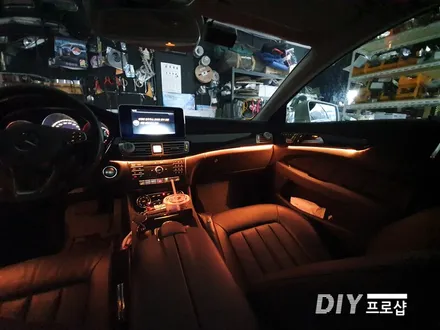 벤츠 CLS 엠비언트 라이트 무드등 업그레이트 대구 DIY 프로샵 부산 경북 경남 거제 광주 용인 포천 남양주 / 대구 남산동