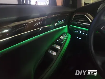 제네시스 G90 EQ900 비노출 엠비언트 라이트 무드등 시공 대구 다이프로샵 경남 부산 울산 대전 경북 / 대구 남산동