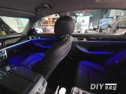제네시스 DH G80 비노출 엠비언트 라이트 무드등 풋등 시공 대구 다이프로샵 대전 경북 경남 부산 울산 / 대구 남산동