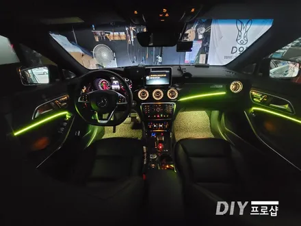 벤츠 CLA 클래스 45AMG 신제품 인핏!! 엠비언트 라이트 무드등 풋등 시공 대구 다이프로샵 부산 울산 대전 경북 경남 / 대구 남산동