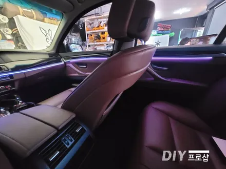 BMW F10 520D 비노출 엠비언트 라이트 무드등 시공 부산 울산 대전 경북 경남 / 대구 남산동
