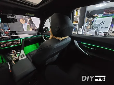 BMW F30 320D 엠비언트 라이트 무드등 풋등 시공 대구 다이프로샵 대전 경북 경남 부산 울산 / 대구 남산동