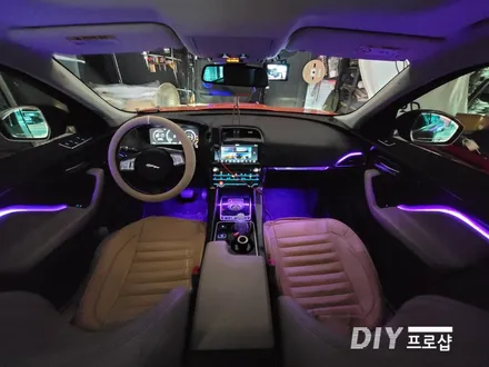 재규어 F-PACE DMX엠비언트 라이트 무드등 풋등 시공 대구 다이프로샵 대전 경북 경남 부산 울산 / 대구 남산동