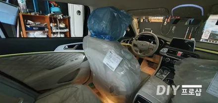 제네시스 G70 엠비언트 무드등 엠비언트 라이트 시공 대구엠비언트 무드등 전문시공업체 다이프로샵 / 대구 남산동