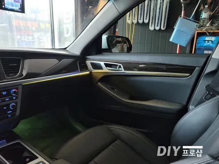 제네시스 DH G80 엠비언트 라이트 무드등 풋등 시공 대구 다이프로샵 경남 경북 울산 부산 / 대구 남산동