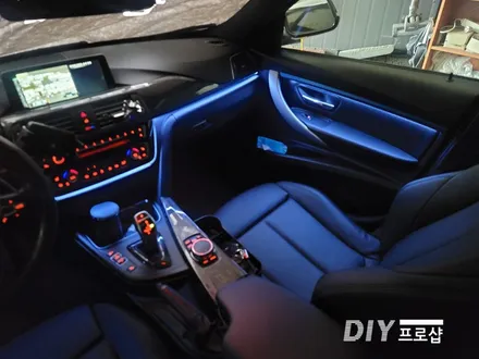 BMW F30 320D 엠비언트 라이트 무드등 시공 대구 다이프로샵 경북 경남 부산 울산 대전 / 대구 남산동