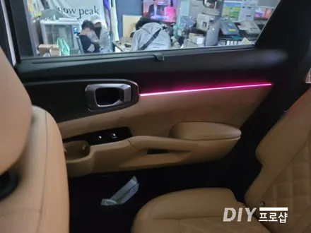 MQ4 쏘렌토 하이브리드 엠비언트 라이트 무드등 시공 대구 다이프로샵 울산 대전 경북 경남 부산 / 대구 남산동