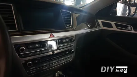 대구 제네시스 DH G80 스마트 엠비언트 라이트 RGB무드등 시공 (대구LED튜닝 대구LED수리) 3세대 엠비언트 / 대구 남산동