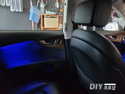 아우디 A7 엠비언트 라이트 무드등 풋등 시공 대구 다이프로샵 울산 대전 경북 경남 부산 / 대구 남산동