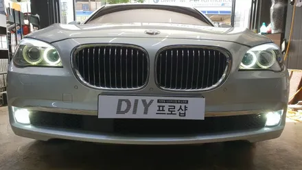 BMW 740LI 7시리즈 F01 LED안개등 LED 엔젤아이 링마커 아이라인 시공 (대구LED튜닝,대구LED수리) / 대구 남산동