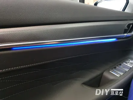 더뉴 그랜저 순정연동 가변 실내무드조명 RGB 시공 엠비언트 무드등 라이트 대구 DIY 프로샵 / 대구 남산동