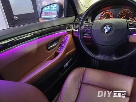BMW F10 520D 비노출 엠비언트 라이트 무드등 시공 부산 울산 대전 경북 경남 / 대구 남산동