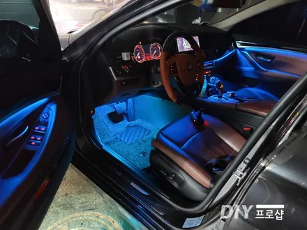 BMW F10 520D 엠비언트 라이트 무드등 풋등 시공 대구 다이프로샵 경북 경남 부산 울산 대전 / 대구 남산동