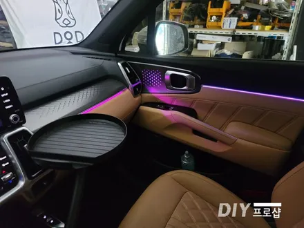 MQ4 쏘렌토 하이브리드 엠비언트 라이트 무드등 시공 대구 다이프로샵 울산 대전 경북 경남 부산 / 대구 남산동