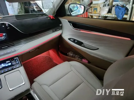 더뉴그랜저 순정연동 DMX엠비언트 라이트 무드등 풋등 시공 대구 다이프로샵 경남 부산 울산 대전 경북 / 대구 남산동