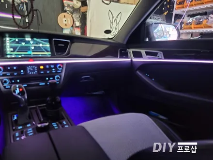 제네시스 DH G80 DMX엠비언트 라이트 무드등 풋등 교체시공 대구 다이프로샵 대전 경북 경남 부산 울산 / 대구 남산동