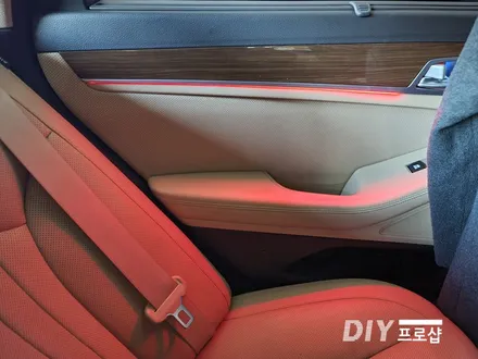 제네시스 DH G80 엠비언트 라이트 무드등 시공 대구 다이프로샵 / 대구 남산동