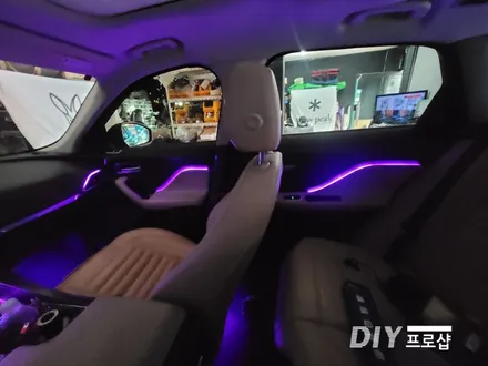 재규어 F-PACE DMX엠비언트 라이트 무드등 풋등 시공 대구 다이프로샵 대전 경북 경남 부산 울산 / 대구 남산동