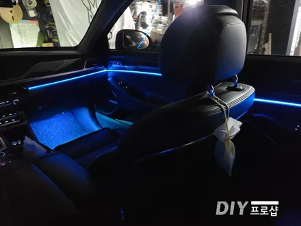 제네시스 EQ900 엠비언트 라이트 무드등 풋등 시공 대구 다이프로샵 부산 울산 대전 경북 경남 / 대구 남산동
