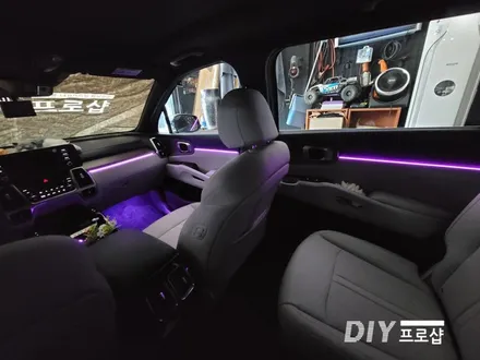 쏘렌토 하이브리드 DMX엠비언트 라이트 무드등 풋등 시공 대구 다이프로샵 경북 경남 부산 울산 대전 / 대구 남산동