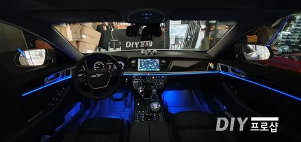 제네시스 DH G80 모델 엠비언트라이트 시공 (대구LED튜닝 대구LED수리 대구엠비언트) / 대구 남산동