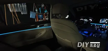 대구 제네시스 DH G80 엠비언트 무드등 라이트 시공 3세대 면발광광섬유 시공전문점 / 대구 남산동