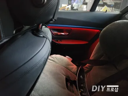 BMW F30 320D 엠비언트 라이트 무드등 풋등 시공 대구 다이프로샵 울산 대전 경북 경남 부산 / 대구 남산동