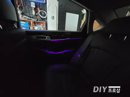 제네시스 DH G80 엠비언트 라이트 무드등 풋등 시공 대구 다이프로샵 경남 경북 울산 부산 / 대구 남산동