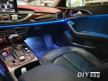 아우디 A6 순정 엠비언트 라이트 무드등 시공 RGB풋등  DIY 프로샵 대구 울산 경북 경남 부산 거제 / 대구 남산동