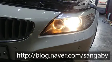 BMW Z4 LED 엔젤아이 링마커 HID 색상변경 (대구) / 대구 남산동