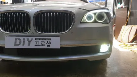 BMW 740LI 7시리즈 F01 LED안개등 LED 엔젤아이 링마커 아이라인 시공 (대구LED튜닝,대구LED수리) / 대구 남산동