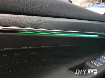 더뉴 그랜저 순정연동 가변 실내무드조명 RGB 시공 엠비언트 무드등 라이트 대구 DIY 프로샵 / 대구 남산동