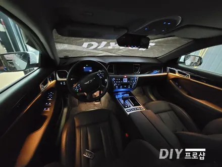 제네시스 DH G80 엠비언트 라이트 무드등 풋등 시공 대구 다이프로샵 경남 경북 울산 부산 / 대구 남산동