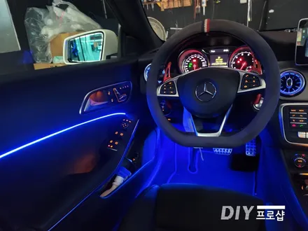 벤츠 CLA 엠비언트 라이트 무드등 풋등 터빈송풍구 시공 대구 다이프로샵 대전 경북 경남 부산 울산 / 대구 남산동