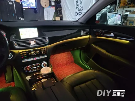 벤츠 CLS 엠비언트 라이트 무드등 풋등 시공 대구 다이프로샵 부산 울산 대전 경북 경남 / 대구 남산동