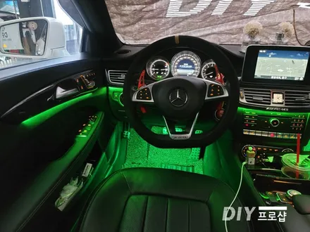 벤츠 CLS W218 DMX 엠비언트 라이트 무드등시공 대구 다이프로샵 경북 경남 부산 울산 대전 DMX엠비언드 대구대리점 / 대구 남산동