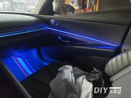 아반떼 CN7 DMX 엠비언트 비노출 순정연동 풋등 시공 대구 다이프로샵 경남 부산 울산 대전 경북 DMX대구대리점 / 대구 남산동