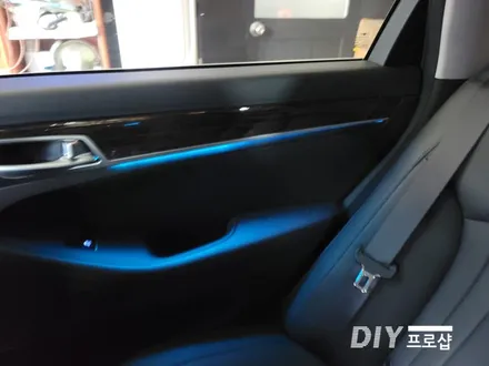 제네시스 DH G80 엠비언트 라이트 무드등 풋등 시공 대구 다이프로샵 경남 경북 울산 부산 / 대구 남산동