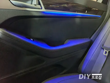 제네시스 DH G80 엠비언트 라이트 무드등 풋등 시공 대구 다이프로샵 경남 경북 울산 부산 / 대구 남산동