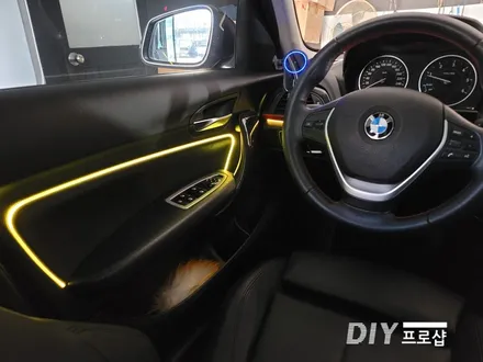 BMW 118D 순정 엠비언트 라이트 무드등 업그레이드 대구 다이프로샵 경북 부산 울산 / 대구 남산동