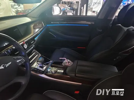 제네시스 G90 EQ900 비노출 엠비언트 라이트 무드등 시공 대구 다이프로샵 경남 부산 울산 대전 경북 / 대구 남산동