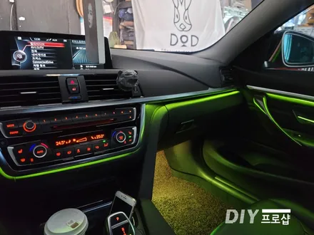 BMW F32 420D  엠비언트 라이트 무드등 풋등 시공 대구 다이프로샵 경남 부산 울산 대전 경북 / 대구 남산동