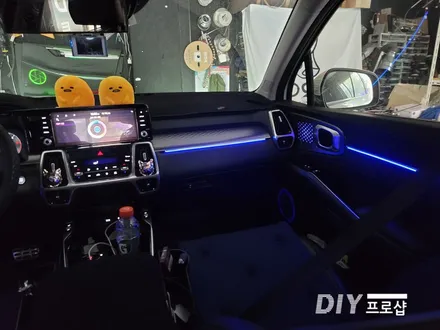 MQ4 쏘렌토 DMX 엠비언트 비노출 엠비언트 매립형 엠비언트 순정 연동 대구 다이프로샵 경북 경남 부산 울산 대전 / 대구 남산동