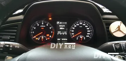 아반떼 AD 계기판 바늘 스포츠버젼 업그레이드~ / 대구 남산동