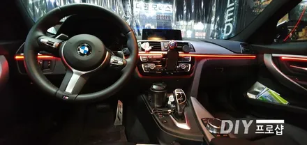 BMW 320D F30 모델 페이스리프트 엠비언트 라이트 시공(대구LED튜닝 대구LED수리)대구 엠비언트 / 대구 남산동