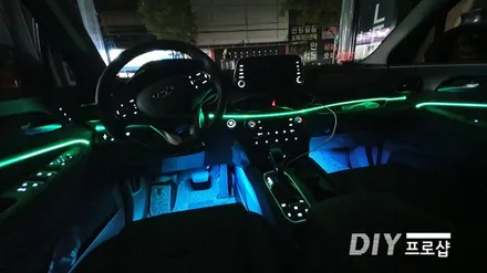 TM 싼타페 스마트 엠비언트 라이트 무드등 RGB 풋등 시공 대구 다이프로샵 (대구 부산 광주 거제 남양주 용인 포천) / 대구 남산동