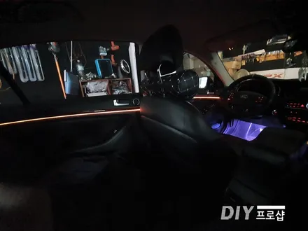 더뉴 K7 엠비언트 라이트 무드등 RGB 풋등 시공 대구 다이프로샵 / 대구 남산동
