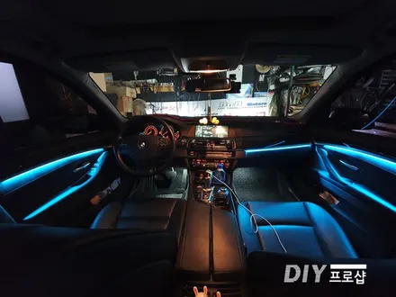 BMW F10 520D모델 엠비언트 라이트 무드등 시공 / 대구 남산동