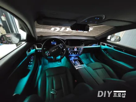 제네시스 DH G80 엠비언트 라이트 무드등 풋등 시공 대구 다이프로샵 경남 경북 울산 부산 / 대구 남산동