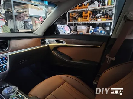 제네시스 DH G80 엠비언트 라이트 무드등 시공 대구 다이프로샵 경북 경남 부산 울산 대전 / 대구 남산동